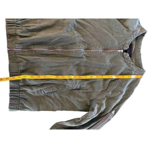 Sanctuary Linen Bomber Jacket - L - Picture 7 of 7